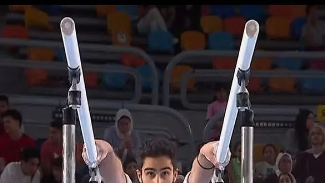 تأهل «العربي ومنتصر وجودي» إلى التصفيات النهائية لبطولة كأس العالم للجمباز الفني.